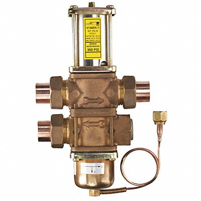 JOHNSON CONTROLS V148GK1001C Water Regulating Valve 3 Way 3/4