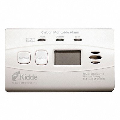 KIDDE C3010D CO2 Alarm 3V Alkaline Electrochemical