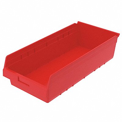 AKRO-MILS 30014RED H2370 Shelf Bin Red Plastic 6 in