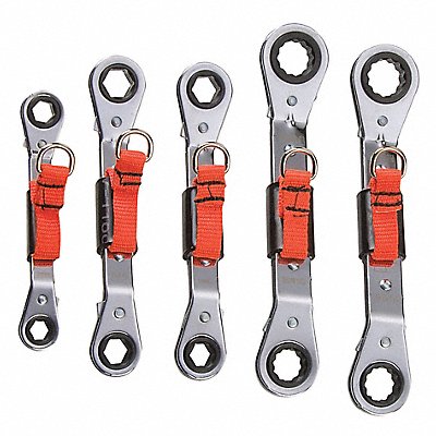PROTO J1180ATT Box End Wrench Set Fll Plsh Offset SAE