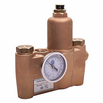 BRADLEY S192250GR Thermostatic Mixing Valve Brass 125 psi