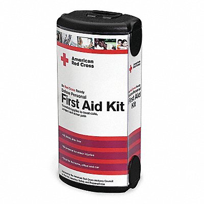 FIRST AID ONLY 9164RC FirstAid Kit w/House 66pcs 2.75x8 Black