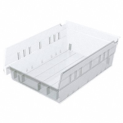 AKRO-MILS 30150SCLAR Shelf Bin Clear Indstr Grd Poly 4 in