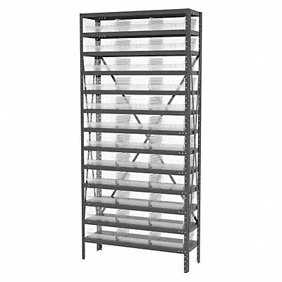 AKRO-MILS AS1279170SC Bin Shelving 12inx79inx36in Clear