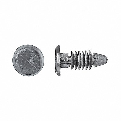 GRAINGER JL32PK Push In Rivet Black Dome 1/2 L PK25