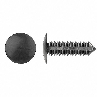 GRAINGER 9132PK Nylon Retainers Black 1 11/64 L PK25