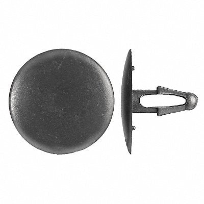 GRAINGER 1950PK Nylon Retainers Black Dome 19mm L PK25