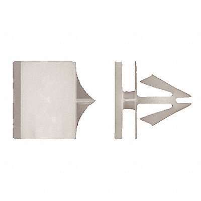 GRAINGER 9915PK Clip Moulding 7/16 In PK15