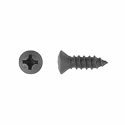 GRAINGER 9479PK Screw Size #8 Phosphate 1/2 L PK100
