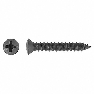 GRAINGER 1186PK Screw Size #8 Phosphate 15/16 L PK100