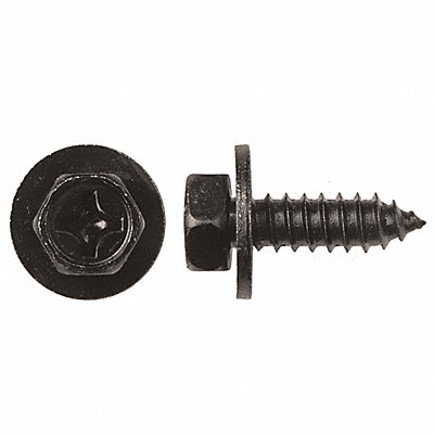 GRAINGER 10694PK Screw Size M6.3 10mm Phosphate 16 mm PK50