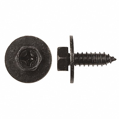 GRAINGER 10695PK Screw Size M6.3 10mm Phosphate 16 mm PK50