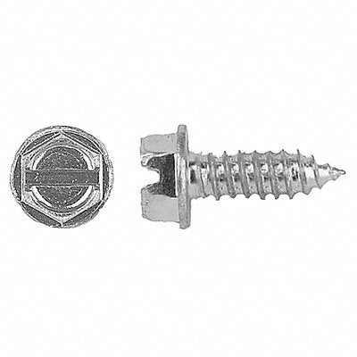 GRAINGER 1620PK Screw Size #14 Zinc 7/16 L PK50