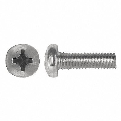 GRAINGER 9168PK Screw M6-1.00 Zinc Plated 17mm 50PK