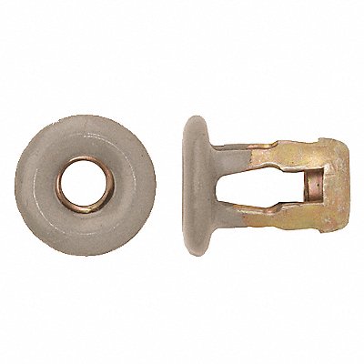 GRAINGER 9371PK Jack Nut Steel 1/4-20 in PK25