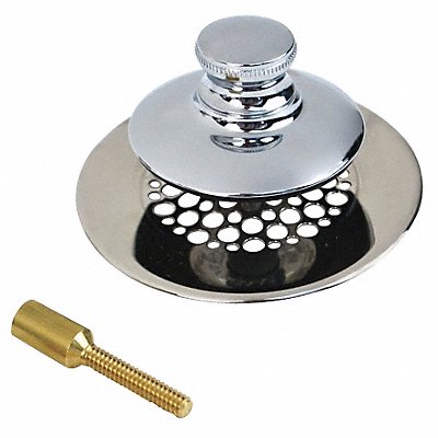 WATCO 4875NPPCPG51 Drain Stopper 2 7/8 in Dia Plastic SS