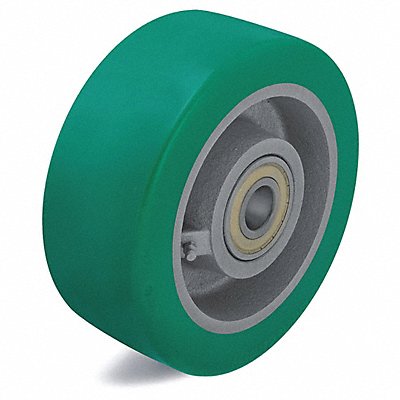 GRAINGER GST25025KBB075 Polyurethane Tread on Iron Core Wheel