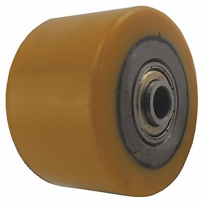 GRAINGER 40L516 Polyurethane Tread on Steel Core Wheel