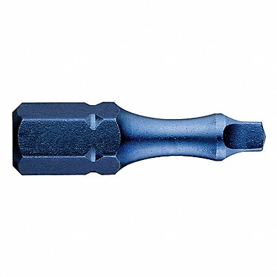 WESTWARD 40L584 Torsion Bit 1/4 Square Recess #3 1 PK5