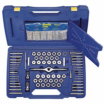 IRWIN 1841432 Tap/Die Set 116pc BSP Metric NPT UNC