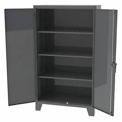 GREENE MANUFACTURING INC. EX783172 Storage Cabinet 72 x36 x24 Charcoal 4Shlv
