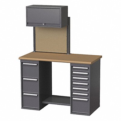 GREENE MANUFACTURING INC. IHLTEAMLEADERBENCH Workbench Butcher Block 60 W 30 D