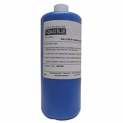 CARCO F22403BLUE Marking Ink Pigment Blue 15 to 20 min