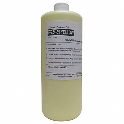 CARCO F22459YELLOW Marking Ink Pigment Yellow 15 to 20 min