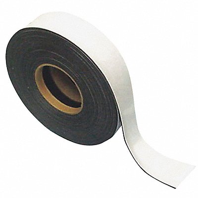 MAGNA VISUAL MR50161P Magnetic Strip Roll White 2 x 50 ft.