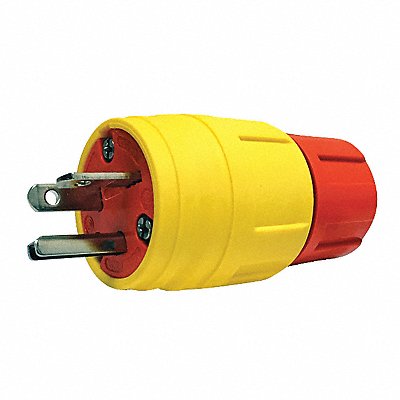 ERICSON 1516PW6PAM Watertight Strt Plg Yllw 20 A Stnd 6-20P