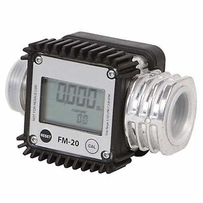 DAYTON 40M285 Flowmeter Digital 1 1.3 to 32 gpm