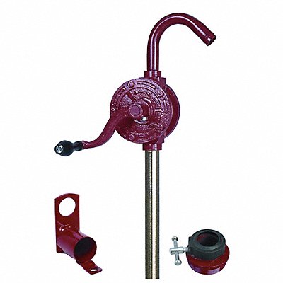 DAYTON 40M295 Hand Drum Pump Rotary 8 oz per stroke