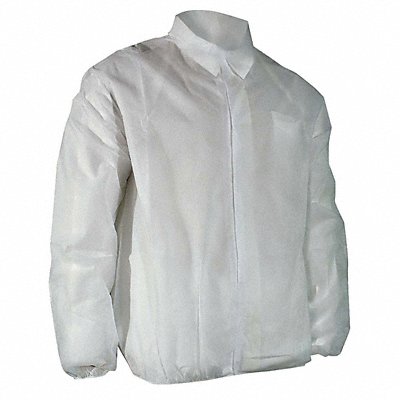 CELLUCAP 6512EWHLX H2308 Laboratory Coat White Hook & Loop XL PK50