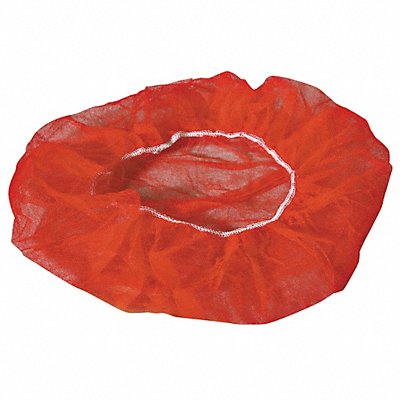 CELLUCAP BI4HSRD Bouffant Cap PP Red 21 in PK1000