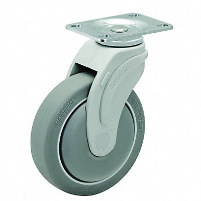 COLSON NG03QDP125SWTP01 Quiet-Roll Medical Plate Castor Swivel