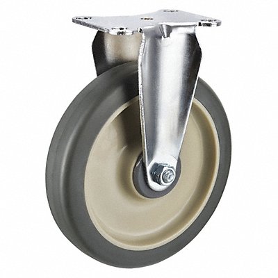 GRAINGER P12RPRP060K12 Standard Plate Castor Rigid 300 lb.