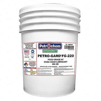 PETROCHEM FOODSAFEPETROGARDFG220005 Chain Wire Rope Lube 5 gal Pail