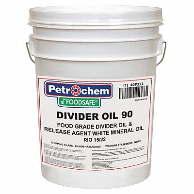 PETROCHEM FOODSAFEDIVIDEROIL90005 Divider Oil Food Grade 5 gal Pail