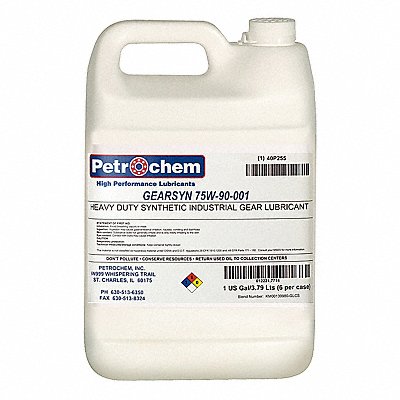 PETROCHEM GEARSYN75W90001 Gear Lubricant 1 gal.
