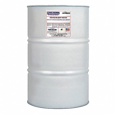 PETROCHEM GEARSYN80W140055 Heavy Duty Gear Lubricant 55 gal