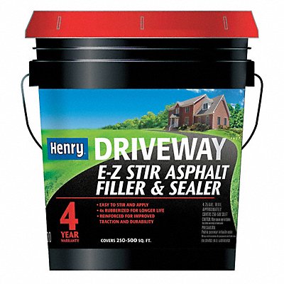 HENRY HE200074 Asphalt Sealer Pail Black/Brown 5 gal