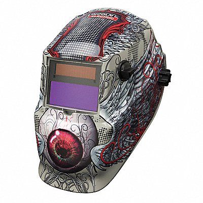 LINCOLN ELECTRIC K31901 Welding Helmet Shade 9 to 13 Tan/Red
