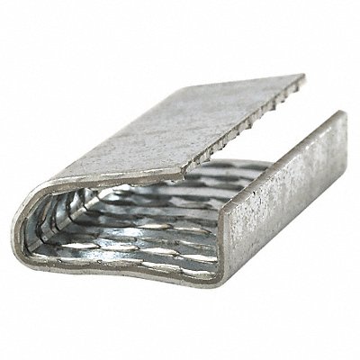 GRAINGER 40TP76 Strapping Seal Heavy Duty Seal PK1000