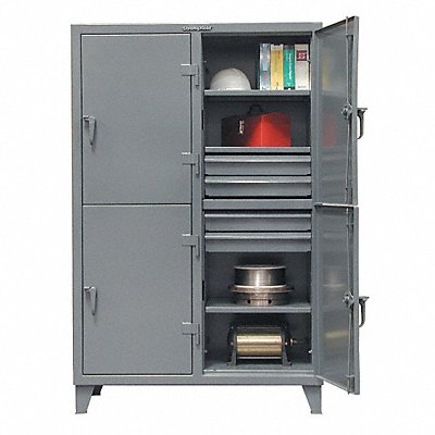 STRONG HOLD 66242TPL12DB Locker 2x3Locker Drk Gry 72 x74 x24 Assm