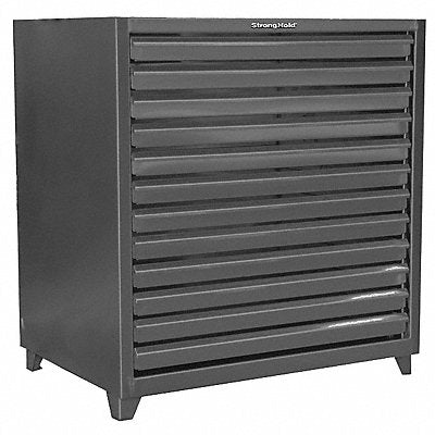 STRONG HOLD 424236012DB Storage Cab 53 x50 x36 DkGry 12Drwrs