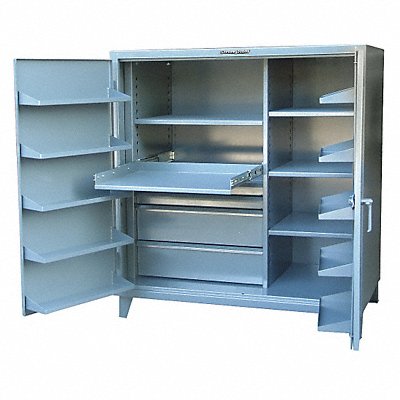 STRONG HOLD 553641SOS4DB Storage Cabinet Leg Dark Grey 66 x 60 x 36