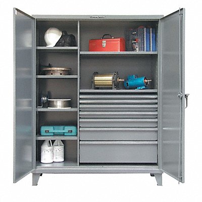 STRONG HOLD 5624675DB Storage Cabinet Leg Dark Grey 78 x 60 x 24