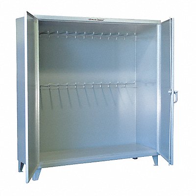 STRONG HOLD 6624024 Storage Cabinet Drk Gry 78 x72 x24 Steel