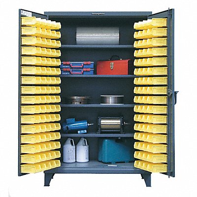 STRONG HOLD 36BS2441 Bin Cabinet 78 x36 x24 Dark Grey 0Bns