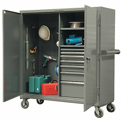 STRONG HOLD 5524275DBCA Storage Cabinet Cstr Drk Gry 67.5 x 60 x 24